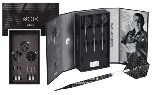 Unicorn World Champion Gary Anderson NOIR Soft Darts Presentation Box