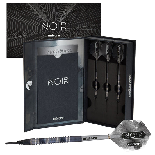 Unicorn NOIR James Wade Soft Dart Presentation Box