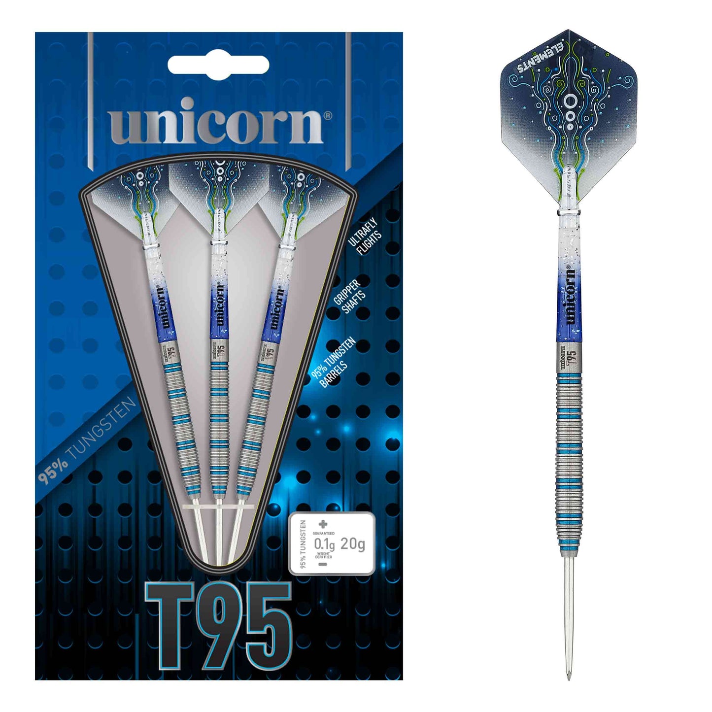 Unicorn Core XL T95 Steel Darts