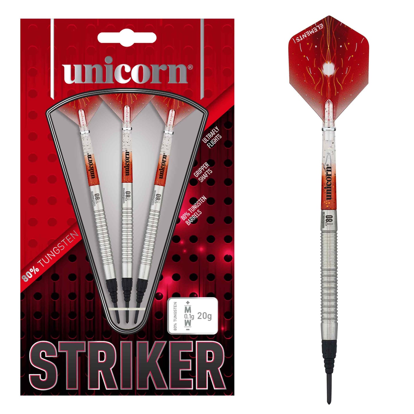 Unicorn Core XL Striker Soft Darts