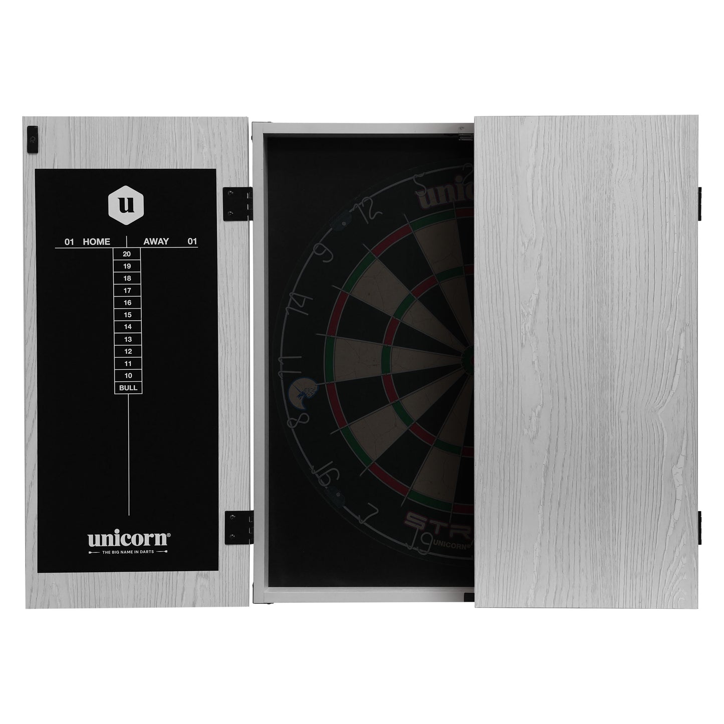 Unicorn Maestro Grey Dartboard Cabinet