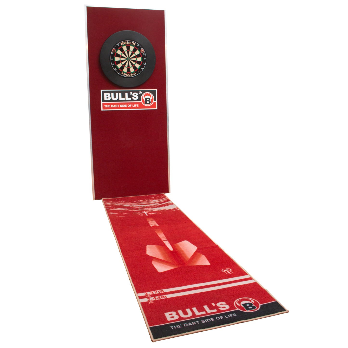 BULL'S Carpet-Mat "180" red