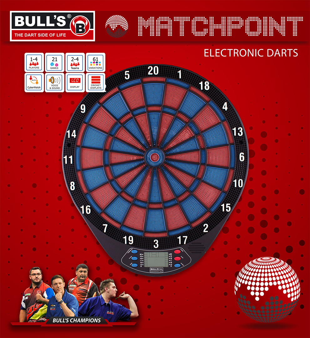 BULL'S Matchpoint Elektronik Dart Board