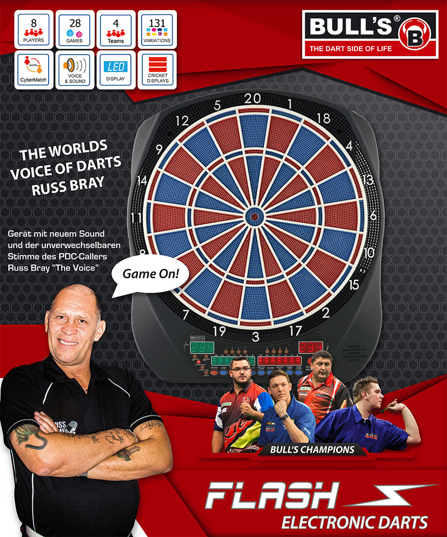 BULL'S Flash RB Sound Elektronik Dartboard