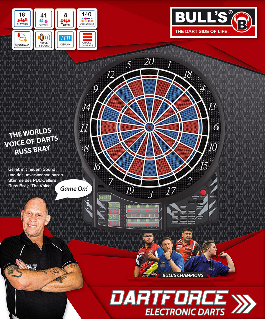 BULL'S Dartforce RB Sound Elektronik Dartboard