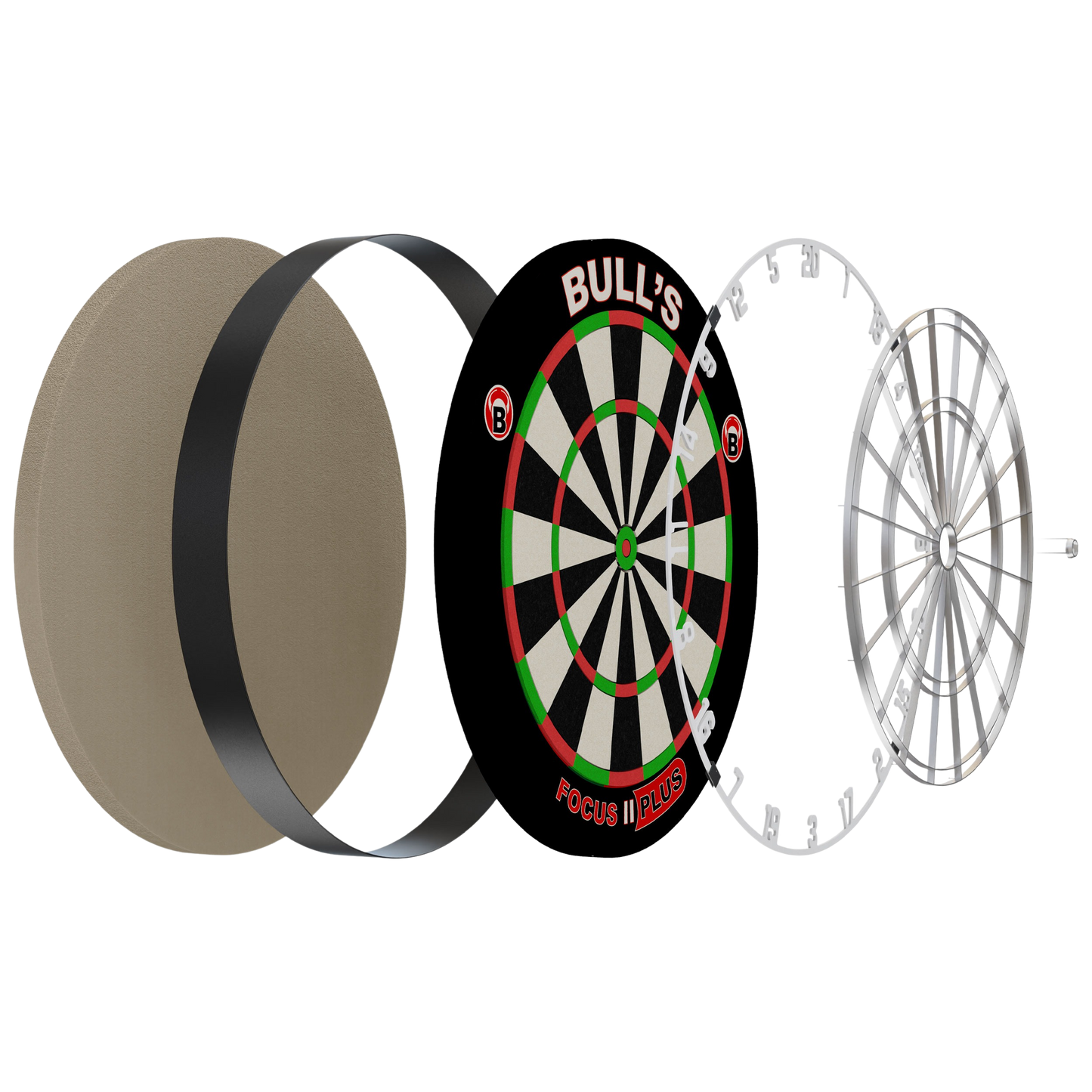 BULL'S Focus II Plus Dart Board