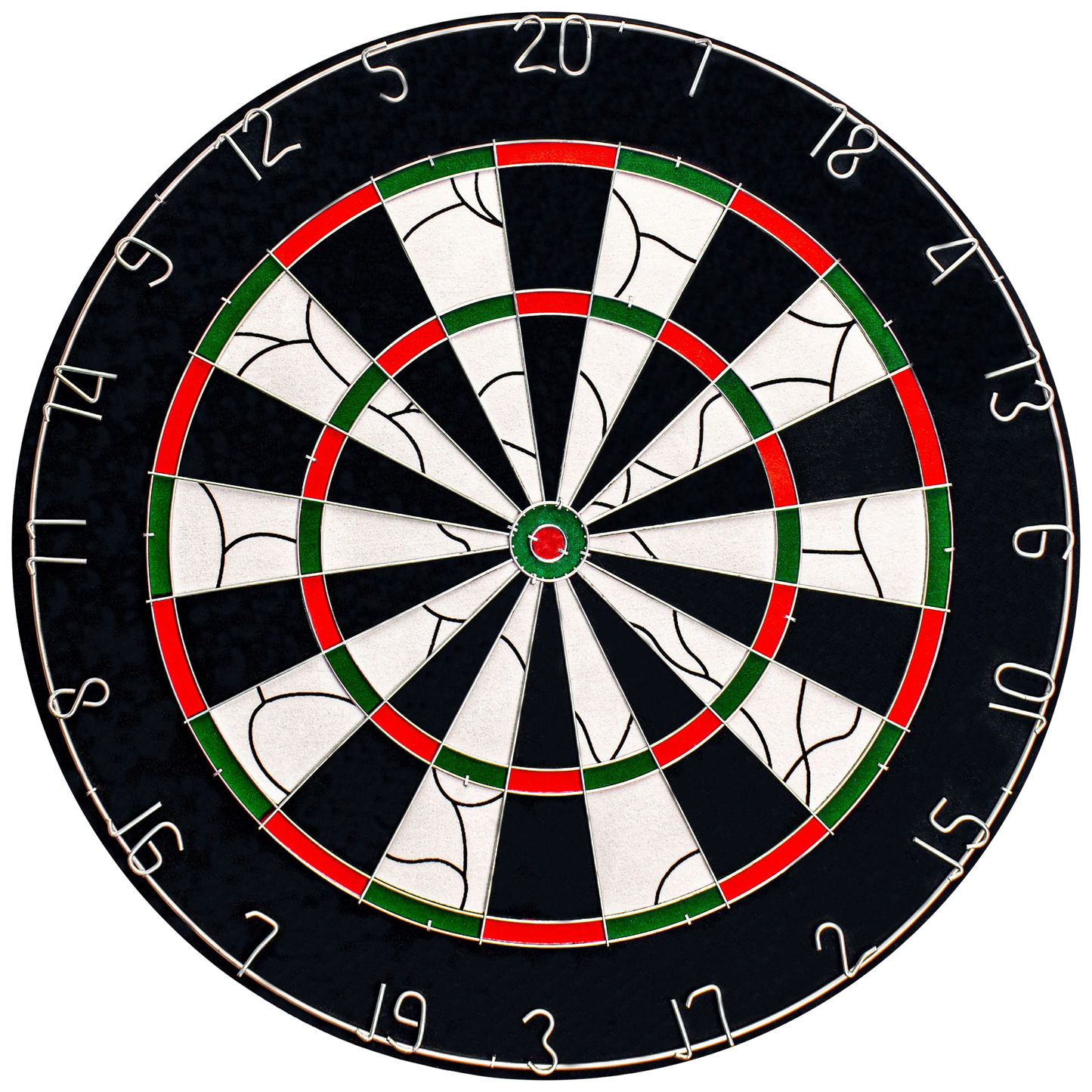 BULL'S Bristol Flocked Paper Dart Board