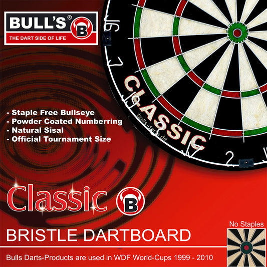 BULL'S Classic Bristle Dart Board