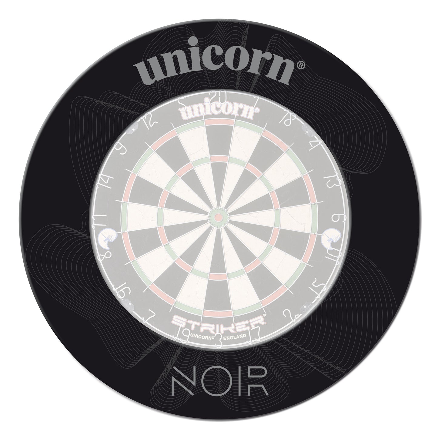 Unicorn Professional Dartboard Surround - Noir