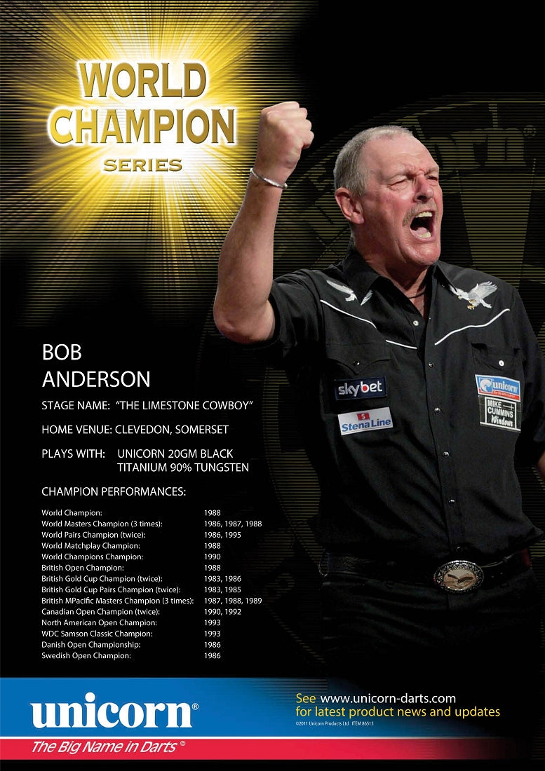 Unicorn Poster Player Statistics Bob Anderson