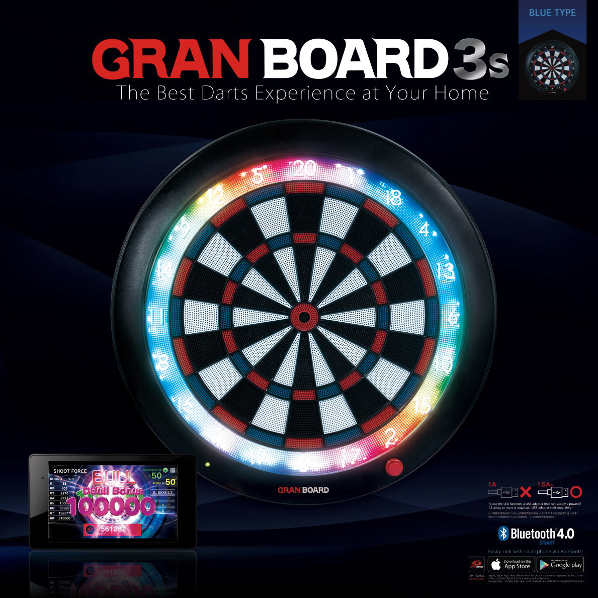 GranBoard 3s Blau